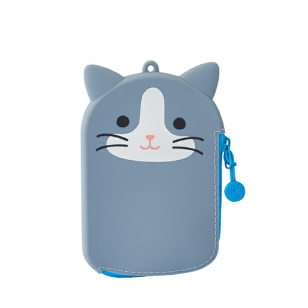 Rihitorabu Pass Pouch Pass Case Split-Face Cat A7784-4
