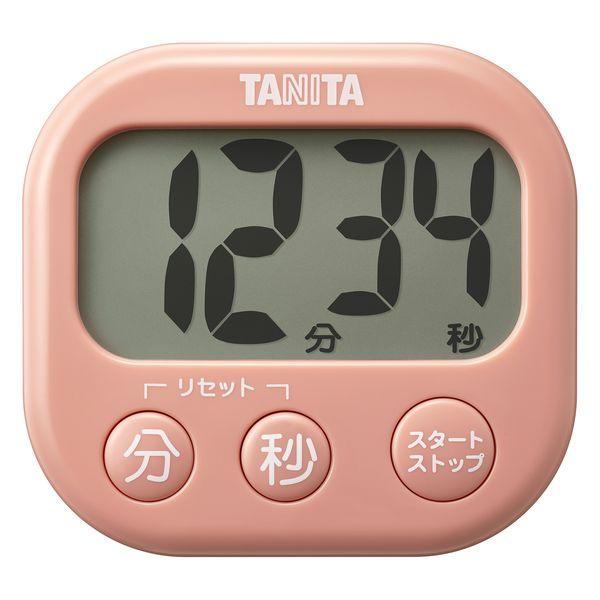 Digital Timer Antibacterial Large-Display Timer Coral Pink TD-429-PK