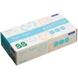 Kawanishi Kogyo #2068 Nitrile Gloves Pure Aqua Powder-Free 100-Count SS