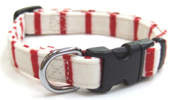 ONS Collar Knit Border Collar Red #15