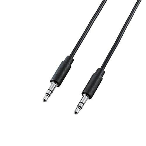 ELECOM Stereo Mini Plug Audio Cable Ultra-Slim Connector Black 1.5m DH-MMRN15