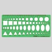 Template Polygon Ruler CR-TN530-G