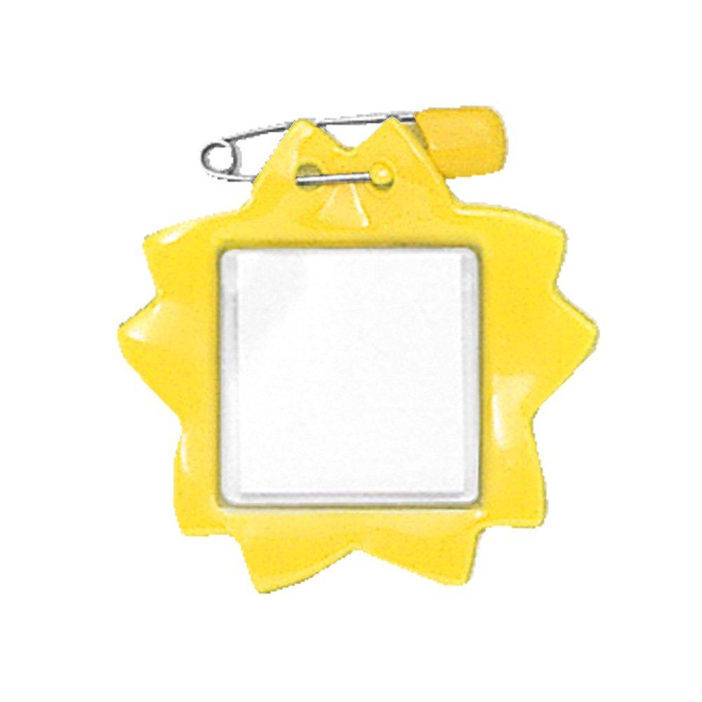 Kyoei Plastic ORIONS Cherry Blossom Name Tags, 10-Pack, Yellow C-7-10-Y
