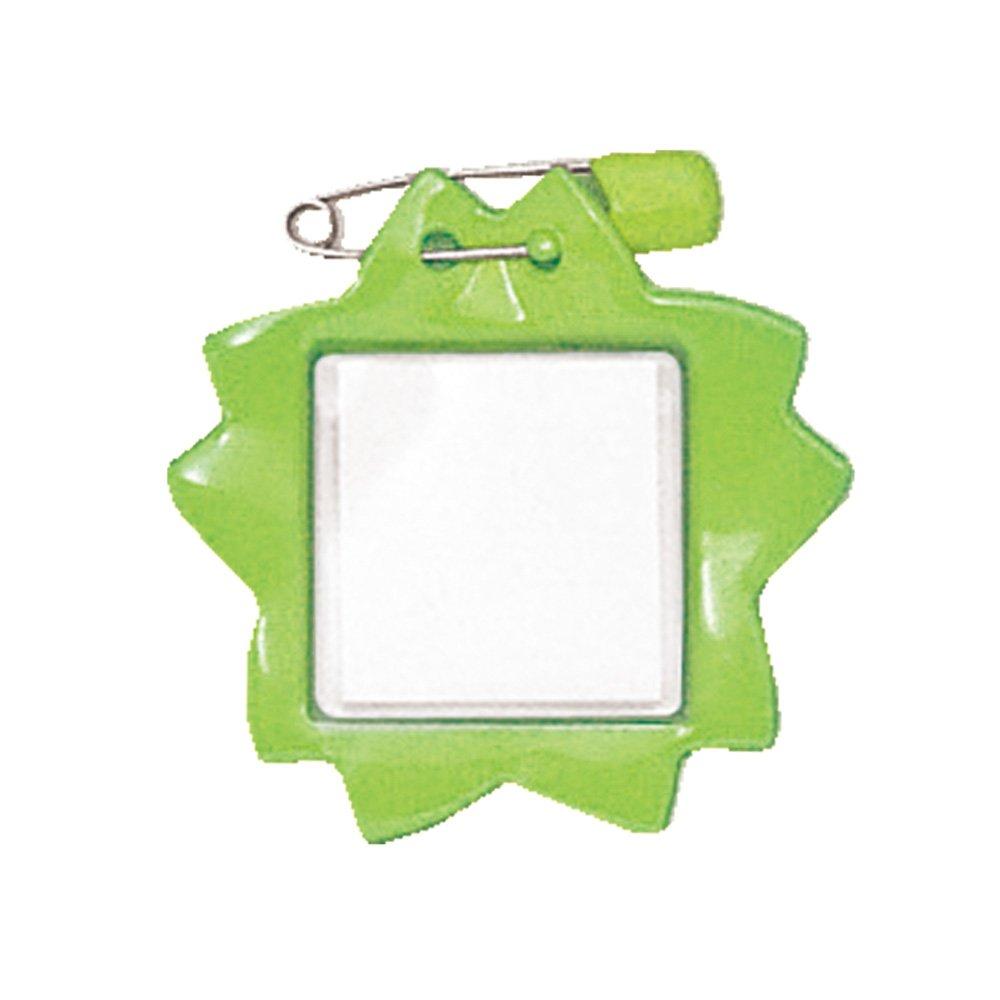 Kyoei Plastic ORIONS Cherry Blossom Name Tags, 10-Pack, Yellow-Green C-7-10-YG