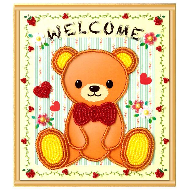 TOHO Bead Kit: Stitch-Stitch Crafts Little Bear H-1