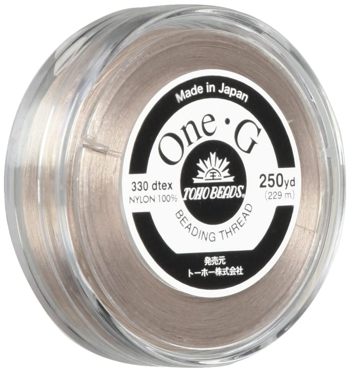 TOHO One・G One・G Bead Stitch Specialty Thread Value Large Spool #40 Beige Approx. 229m PT-4