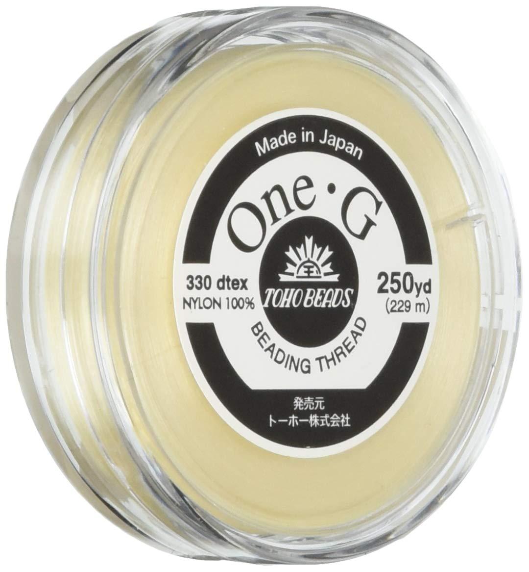 TOHO One・G One・G Bead Stitch Specialty Thread Value Large Spool #40 Cream Approx. 229m PT-13