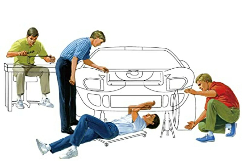 Fujimi Models 1/24 Garage & Tool Series No.3 Mechanic Plastic Model Kit GT-3