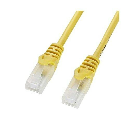 Sanwa Supply CAT5e LAN Cable with Clip-Proof Design, 7m, Yellow LA-Y5TS-07Y