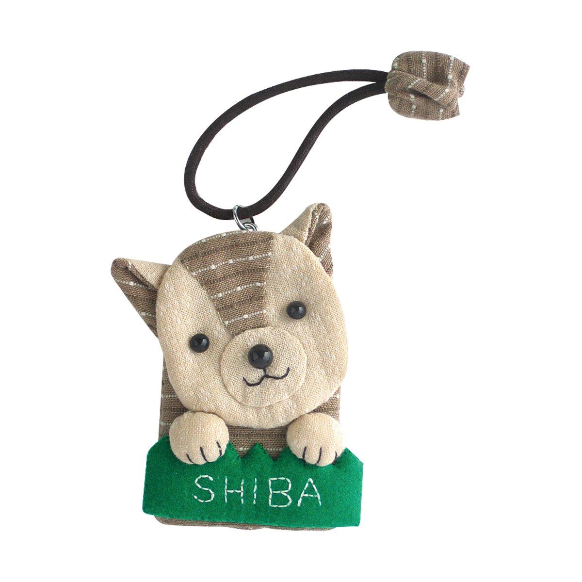 Olimpas Silk Patchwork Kit Cute Pet Series Key Case Shiba Inu PA524