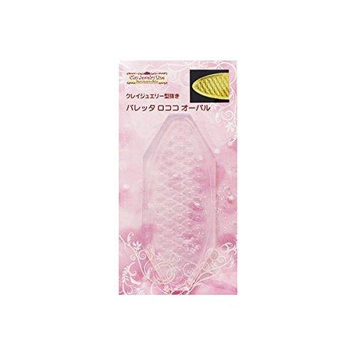 Clay Jewelry Die-Cut Barrette Rococo Oval 472