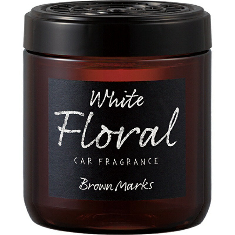 Brown Marks Gel White Floral