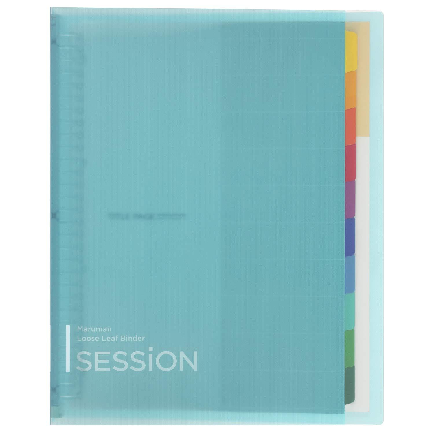 Maruman Loose-Leaf Binder Session A4 30-Hole Light Blue F584-52