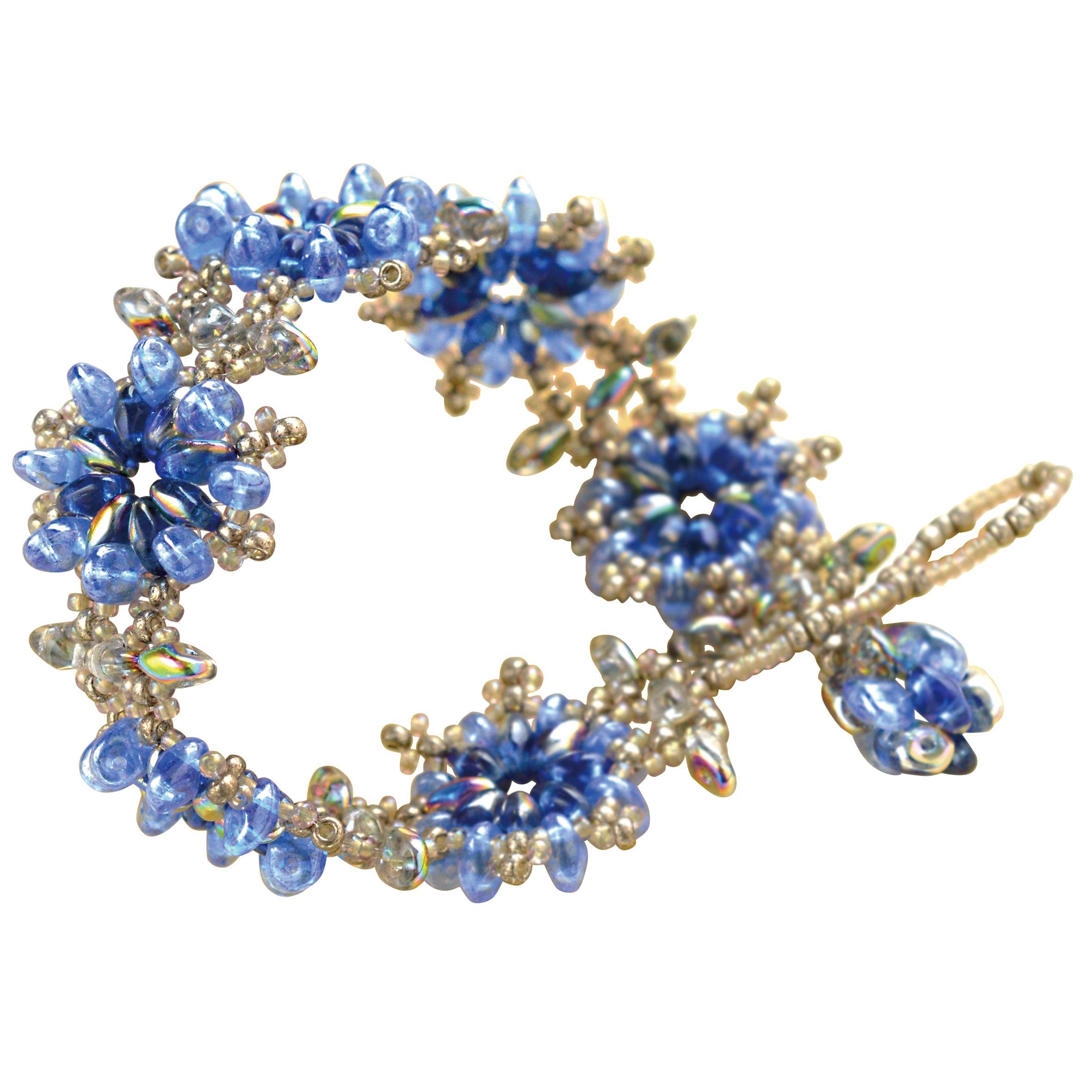 MIYUKI Bead Kit Super Duo Beads Accessory Kit Blue Shell Bracelet BFK-456