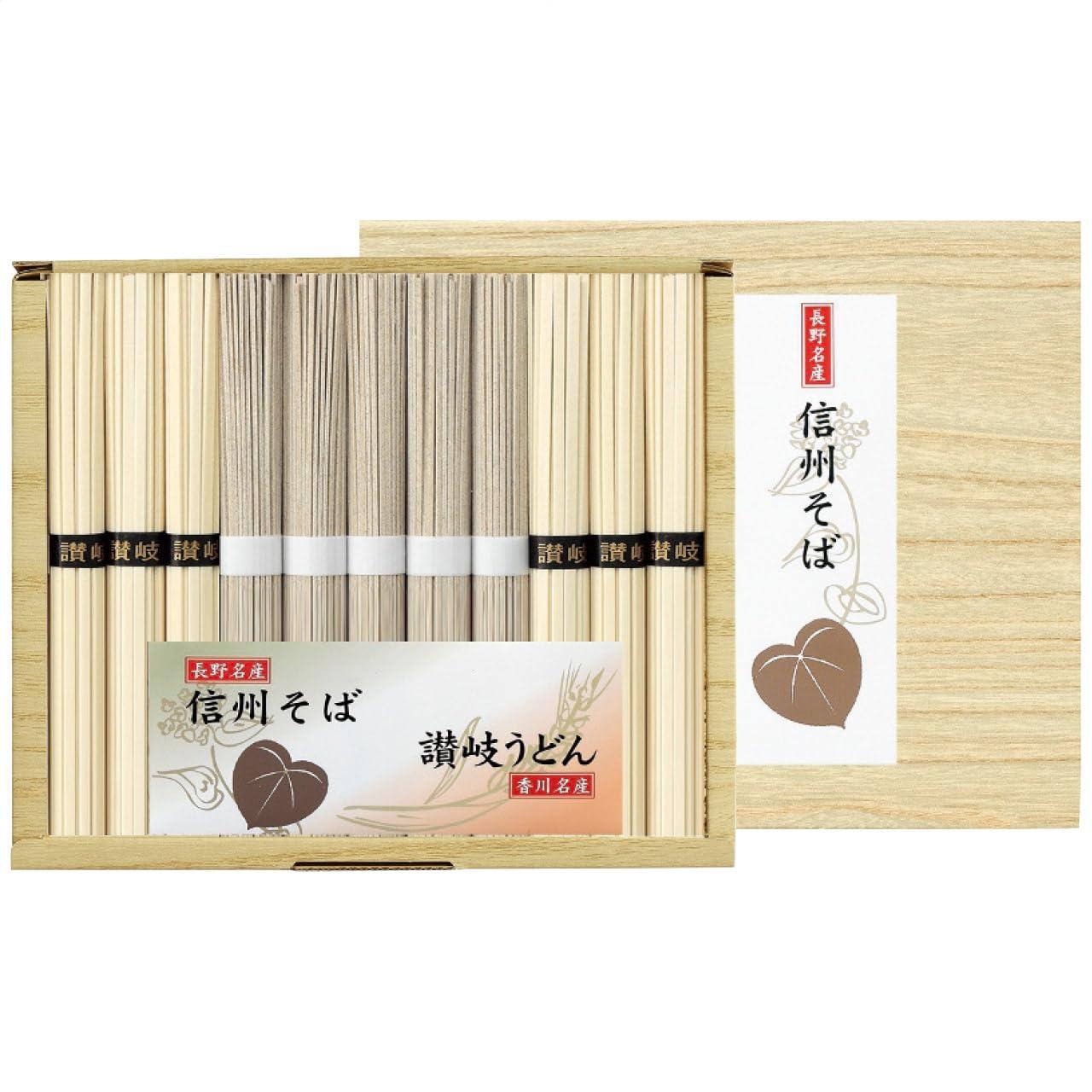 Yoshi-i Shinshu Soba & Sanuki Udon Assortment SF-15E Shinshu Soba 50g × 5 bundles, Sanuki Udon 50g × 6 bundles 9266-025