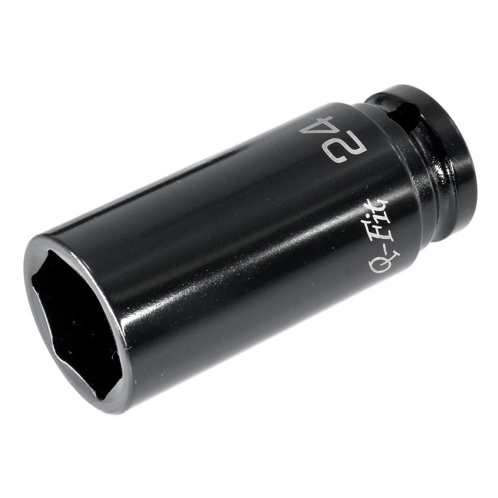 Astro Products Q-Fit 1/2DR Impact Deep Socket 24mm | Impact-Ready Socket Impact Deep
