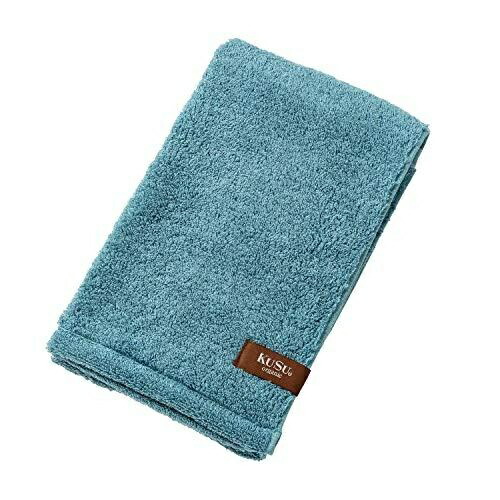 Kusunohashi Monori Face Towel KuSu Organic PBP Approx. 33×80cm Blue 1-68031-31-B