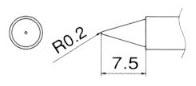 ESCO R0.2mm Replacement Soldering Tip EA304AG-1