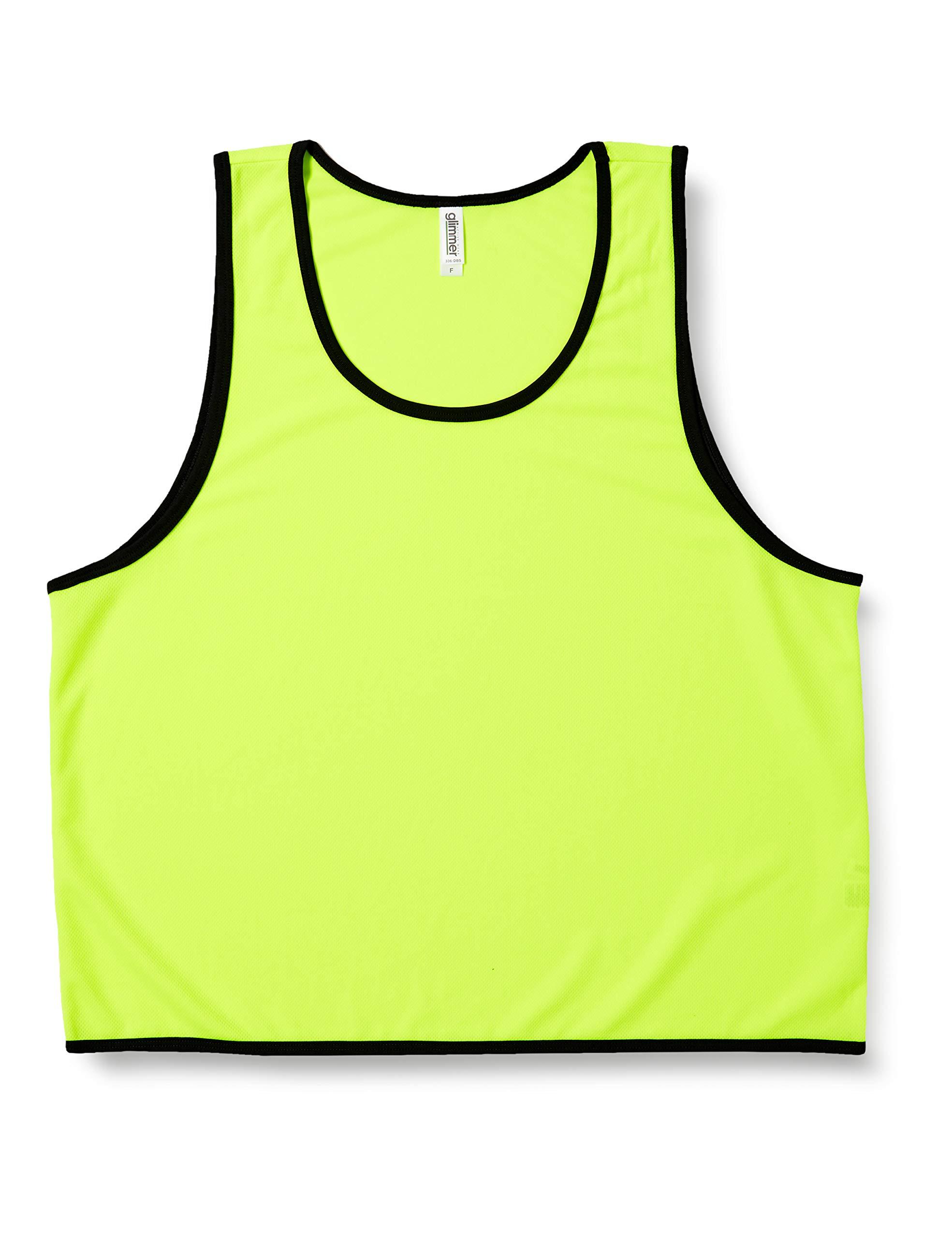 [Glimmer] Tops 4.4 oz Dry Mesh Bibs 00336-DBS Men's Fluorescent Yellow XXL (Equivalent to Japanese Size 3L)