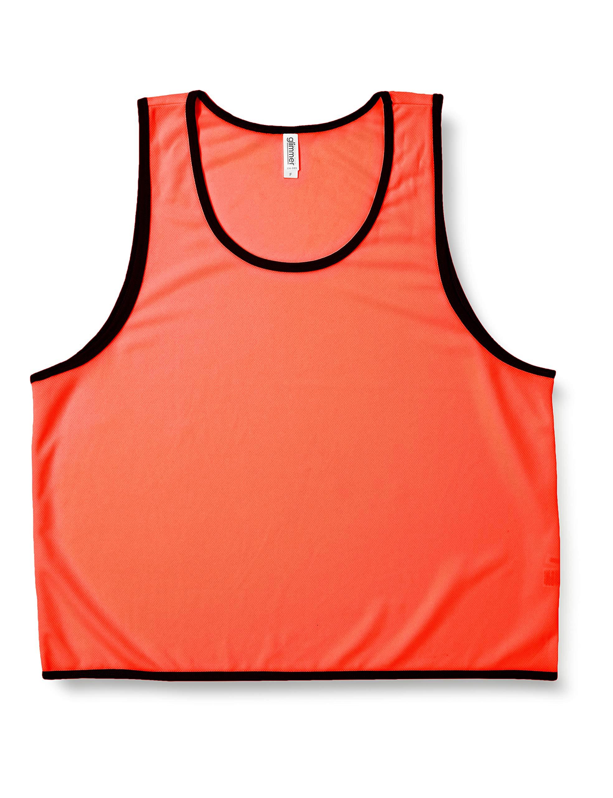 [Glimmer] Tops 4.4 oz Dry Mesh Bibs 00336-DBS Men's Fluorescent Orange XXL (Equivalent to Japanese Size 3L)