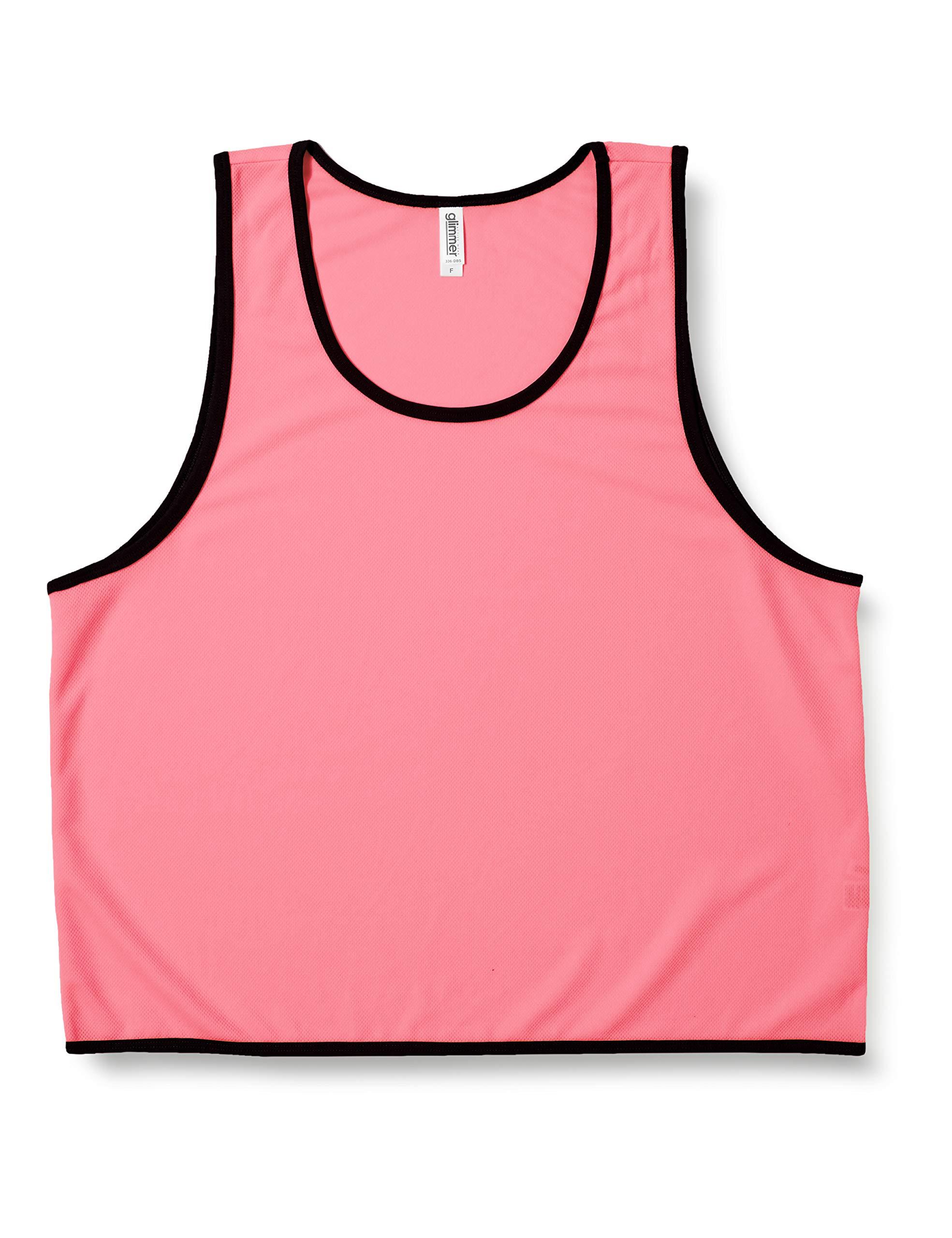 [Glimmer] Tops 4.4 oz Dry Mesh Bibs 00336-DBS Men's Fluorescent Pink XXL (Equivalent to Japanese Size 3L)