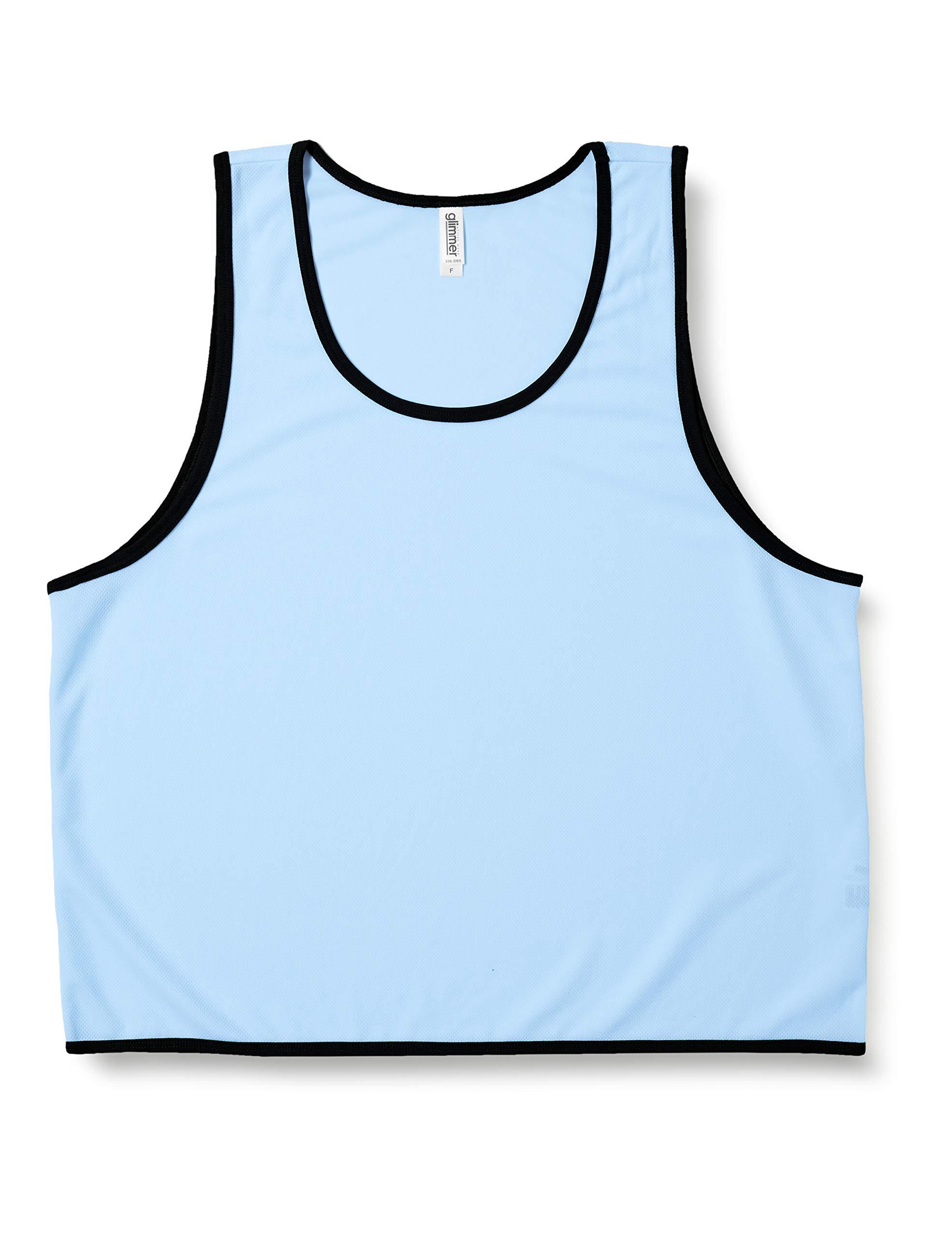 [Glimmer] Tops 4.4 oz Dry Mesh Bibs 00336-DBS Men's Light Blue XXL (Equivalent to Japanese Size 3L)