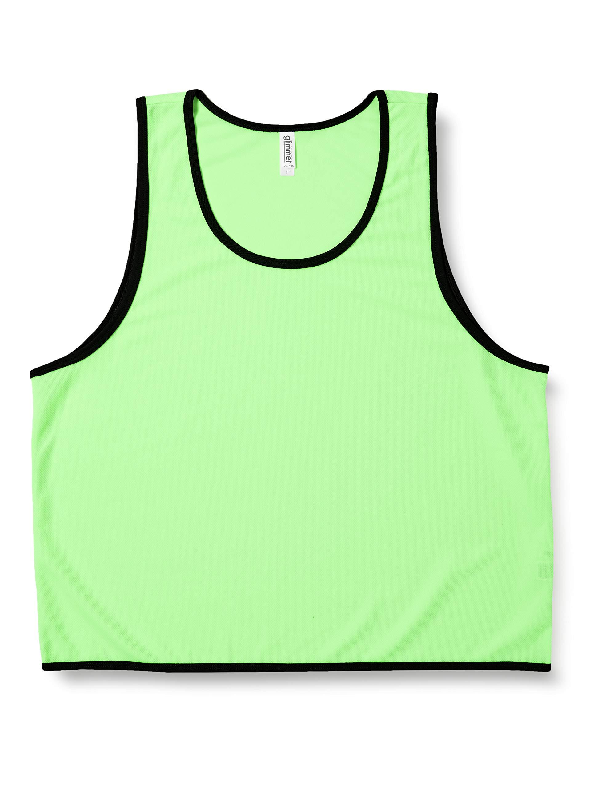 [Glimmer] Tops 4.4 oz Dry Mesh Bibs 00336-DBS Men's Lime XXL (Equivalent to Japanese Size 3L)
