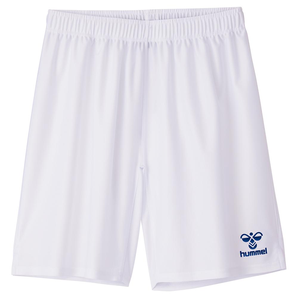 Hummel Soccer Wear Junior Practice Pants HJG5042P-1069 (White × Blue/130/Jr)