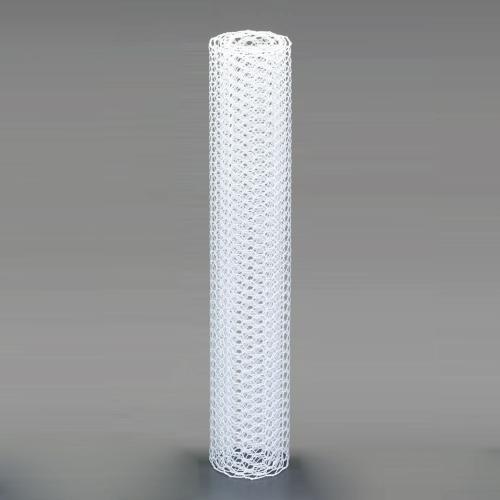 450x1000mm/10mm mesh turtle shell wire mesh (iron vinyl coated/white)