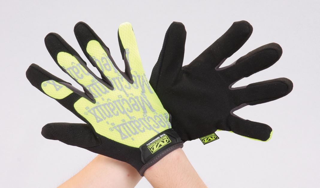 [LL] Mechanics Gloves (Synthetic Leather / Fluorescent Yellow)