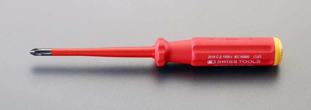 #2x100mm[+] Screwdriver (Insulated Fine Shank)