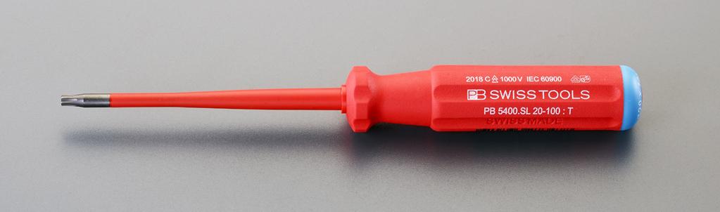 T20x100mm [TORX] Screwdriver (Insulated Slim Shaft)