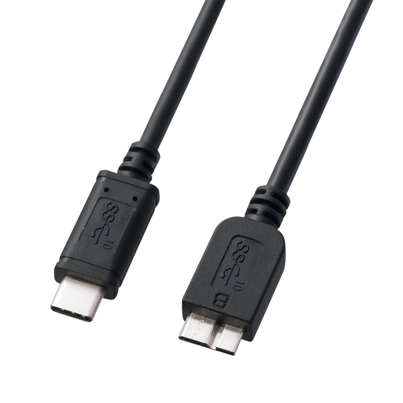 1.0m USB Cable (Type-C to micro-B / USB 3.1 / PD compatible)
