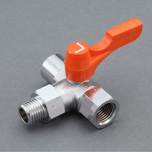 ESCO Three-Way Mini Ball Valve R1/4“ x Rc1/4” x Rc1/4" EA425BT-102A