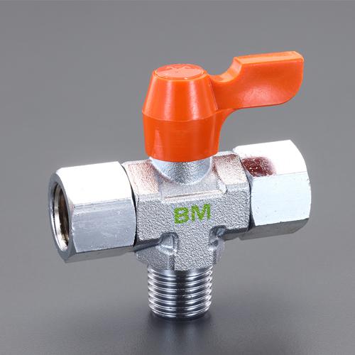 ESCO Mini Ball Valve, 3-Way, R1/8“ x Rc1/8”, EA425BM-1