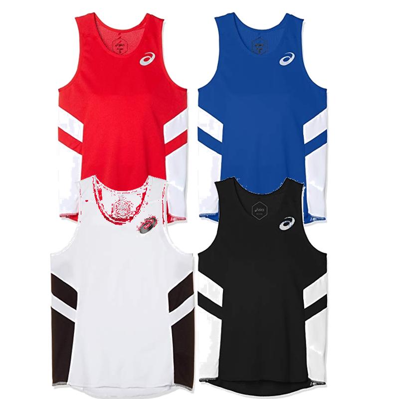[ASICS] Track & Field Wear Running Shirt 2094A001 Kids Performance Black/White Japan 160 (Equivalent to Japanese size 160)
