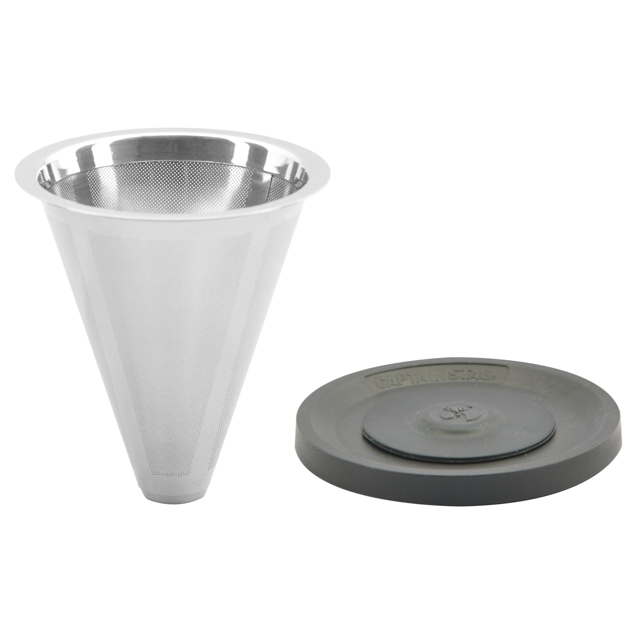 CAPTAIN STAG Outdoor Coffee Dripper Set for Aromatic Vacuum Double-Wall Tumbler 240ml Stainless Steel UE-3622