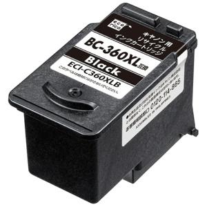 Ecolica Recycled Ink Cartridge Black (Pigment) [Canon: BC-360XL Compatible] ECI-C360XLB 1 piece