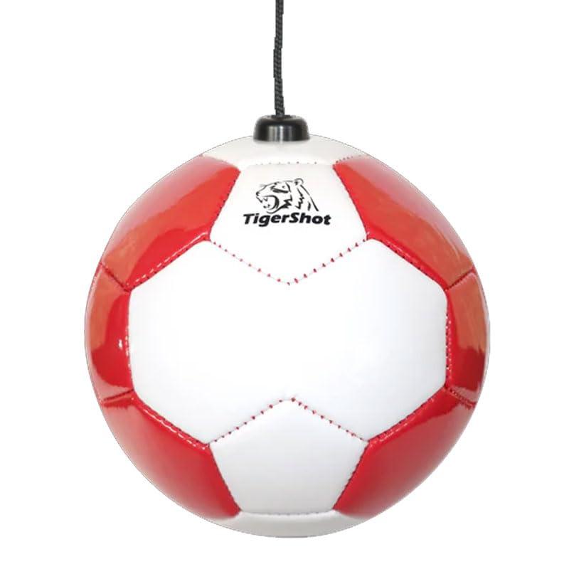 footballgear Renewal Soccer Training Indoor Practice TigerShot Tiger Shot Strap Ball TSSBX-2502 Red