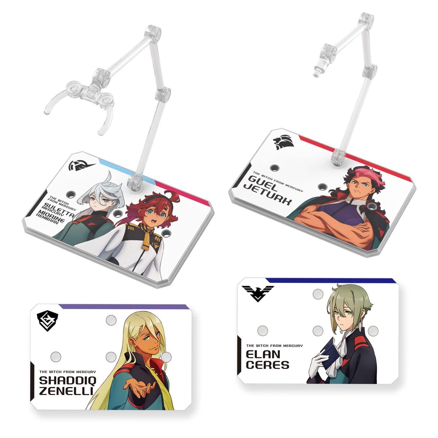 BANDAI SPIRITS Action Base 6 [Clear Color] Mobile Suit Gundam: The Witch of Mercury Seal Set Pre-painted Plastic Model Plastic