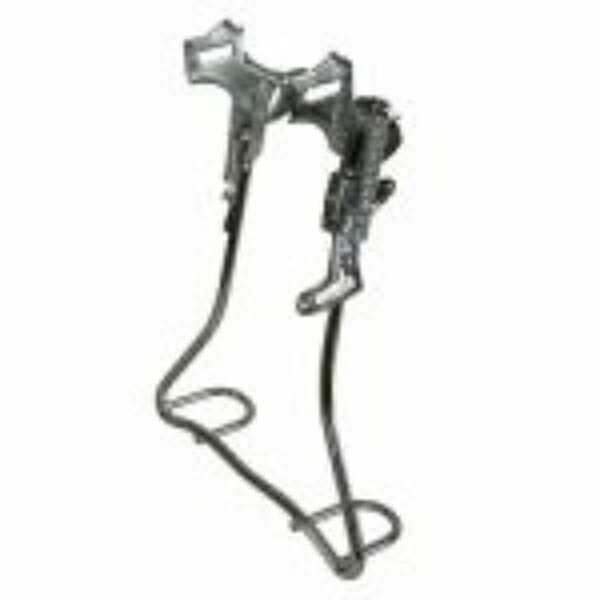 SHOWA INDUSTRIES Dual-Purpose Stand for Fixed Gear Bikes For Bikes Without Derailleurs / Internal Gear Hubs Feature-Rich Wide Dual-Purpose Stand W-13AL 24 CP 24-inch Model Chrome Plated