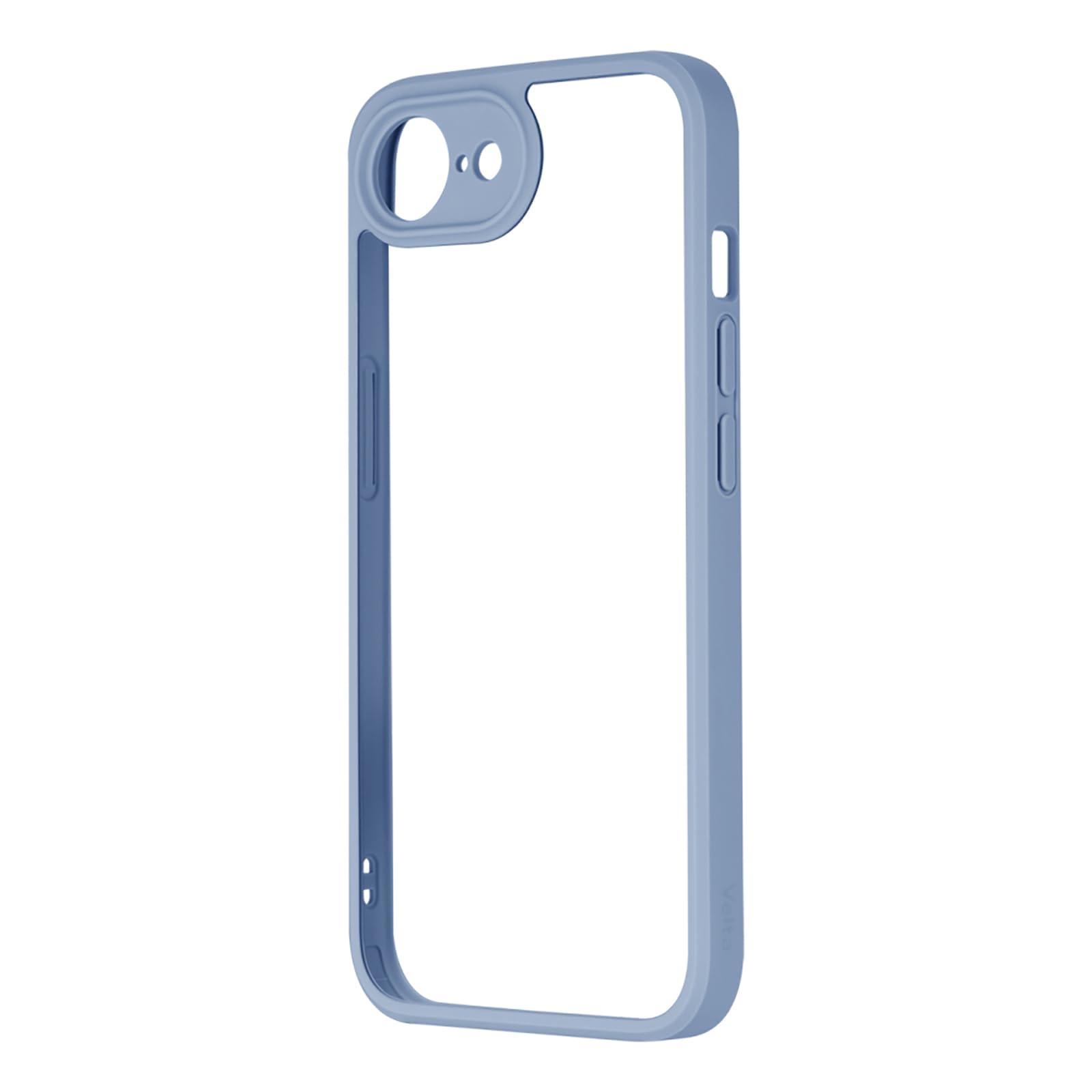 LEPLUS iPhone 16e Shock-Resistant Hybrid Case “Velta” Smoke Blue LN-ISS24UKHBL