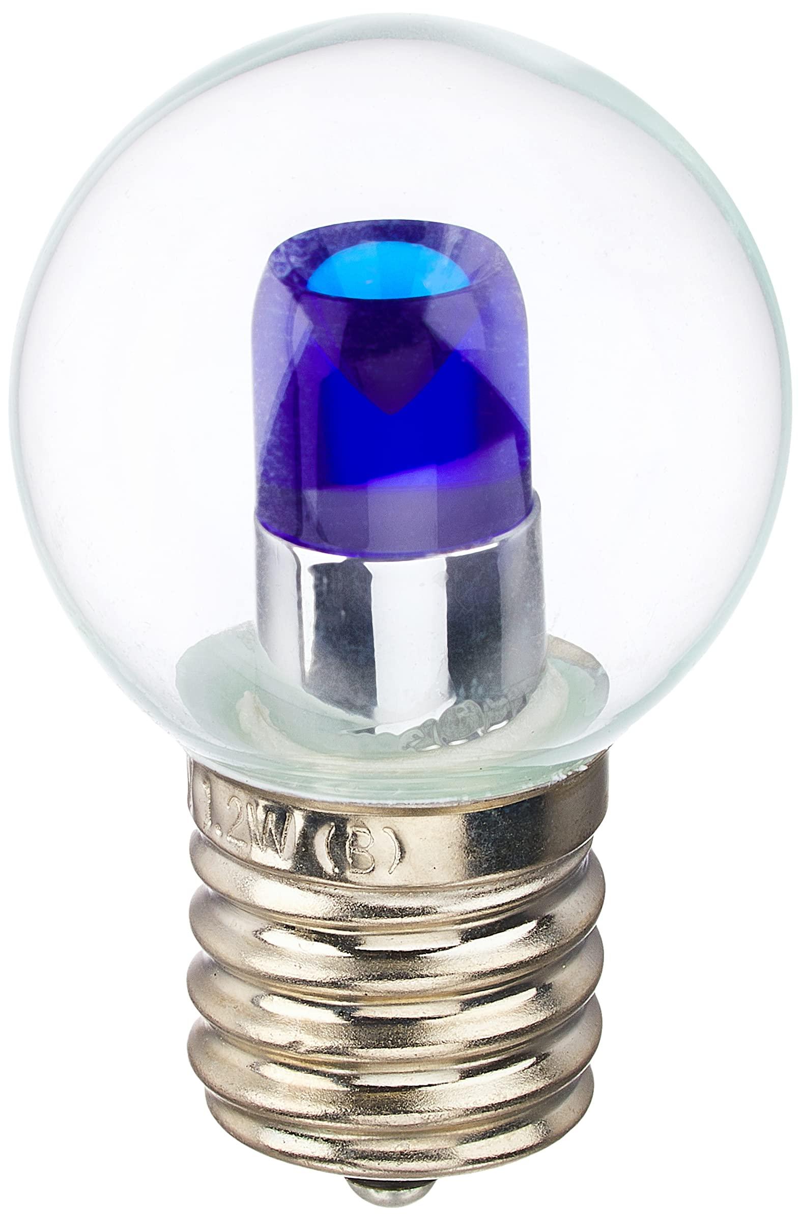 ELPA LED Bulb G30 LED Bulb E17 Blue LDG1CB-G-E17-G248