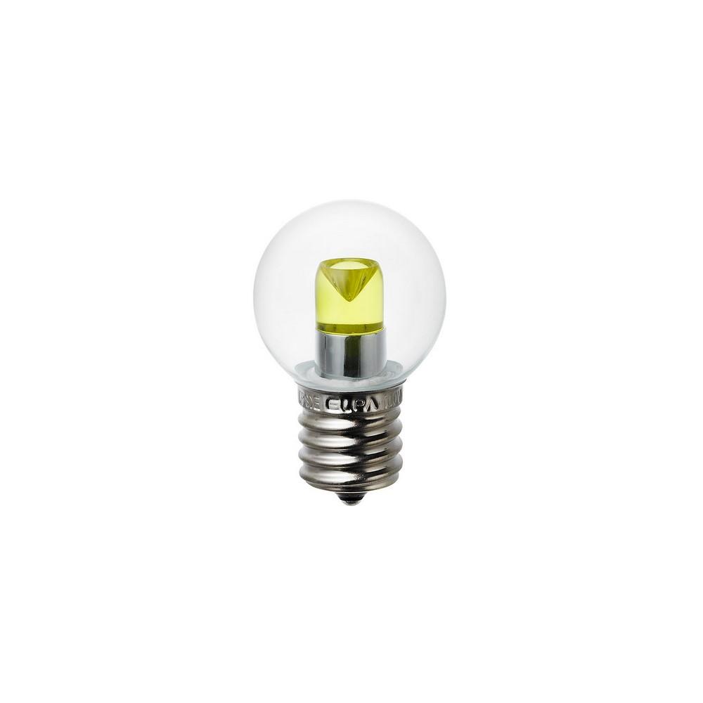 ELPA LED Bulb G30 LED Bulb E17 Yellow LDG1CY-G-E17-G249