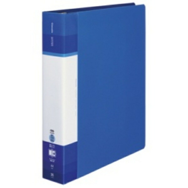 KOKUYO File Clear Book Glassel Refillable A4 S-Wide Blue Ra-GLB740B