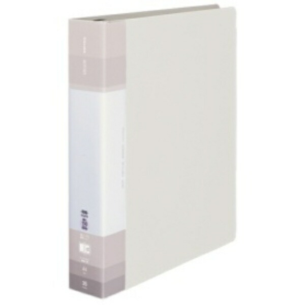 KOKUYO File Clear Book Glassel Refillable A4 S-Wide Off-White Ra-GLB740W