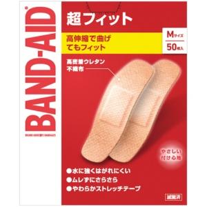 BAND-AID® Super Fit Bandages, M Size, 50 Count