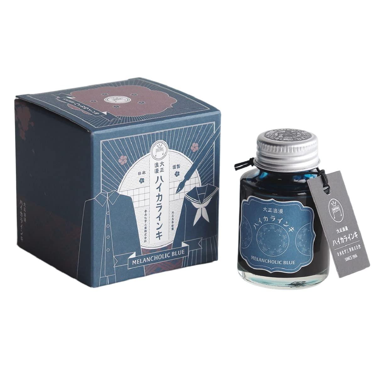 Teranishi Chemical Guitar Taisho Romantic High-Carbon Ink Melancholic Blue TRH-40ML-T61