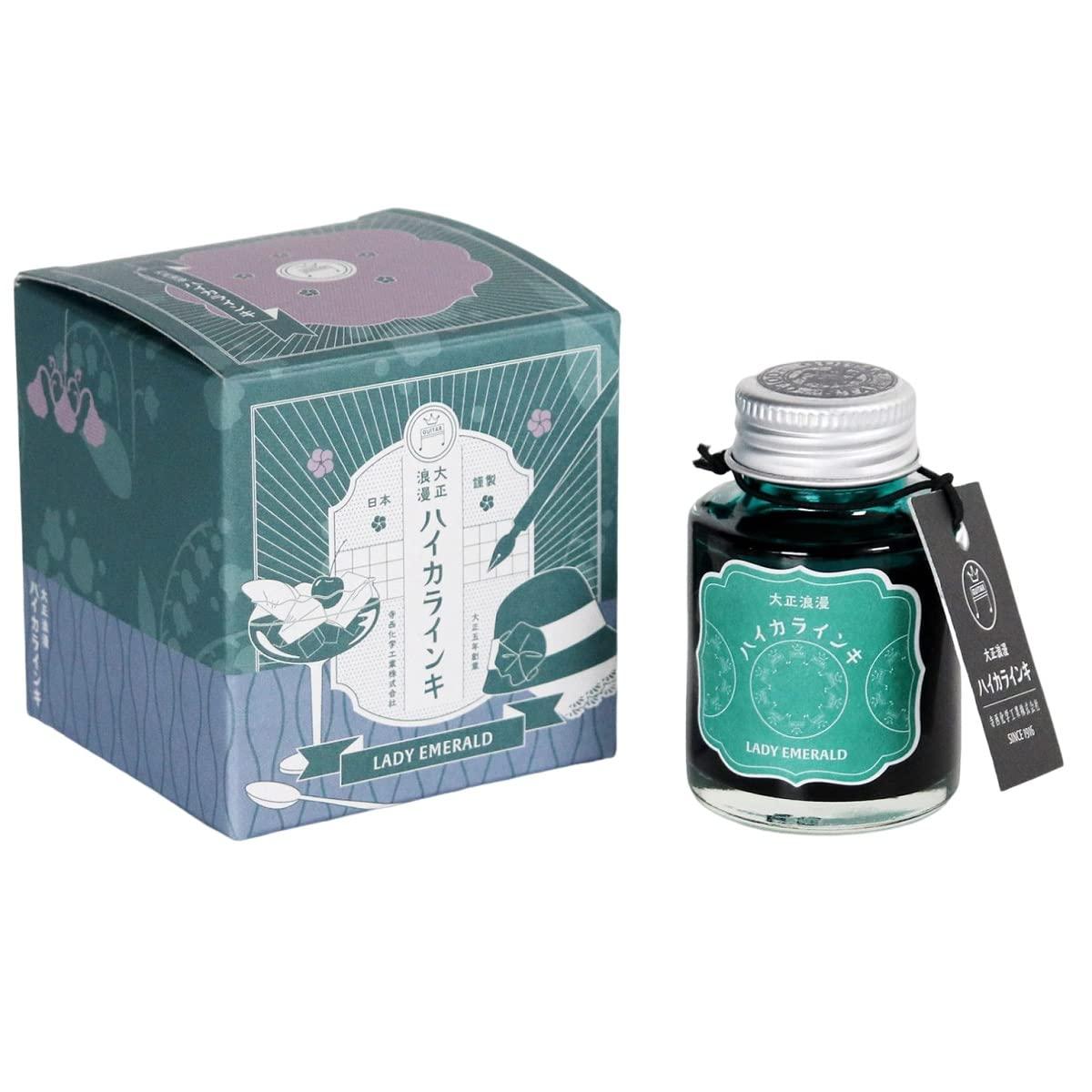 Teranishi Chemical Industry Guitar Taisho Romantic High-Carbon Ink Lady Emerald TRH-40ML-T66