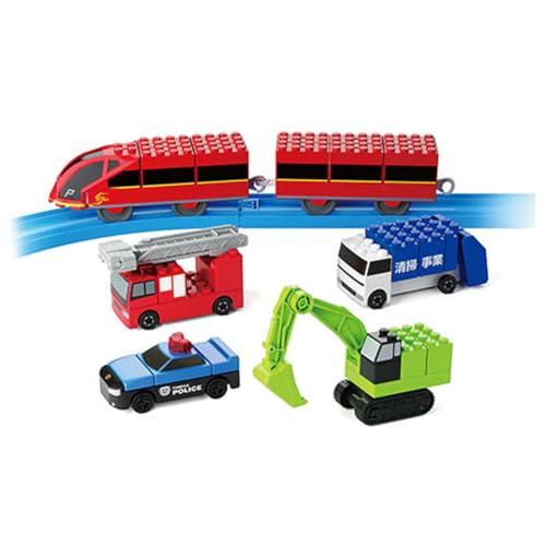 Takara Tomy Tomica Plarail Blocks Entry Set Toy For ages 3 and up